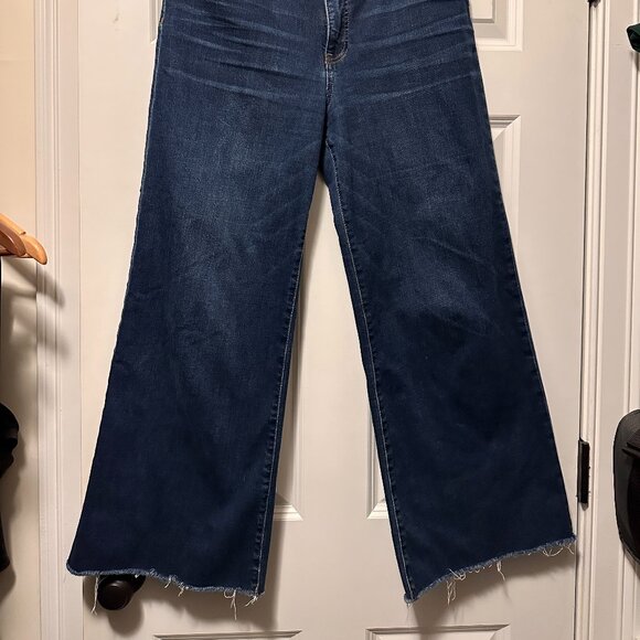 Kut from the Kloth Meg High-Rise Wide-Leg Pant – Dark Blue Wash – Size 10 - Picture 6 of 6